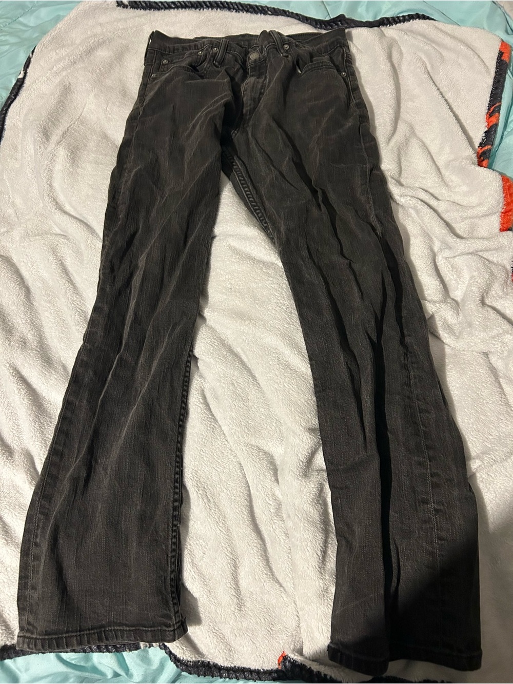 Levi's Men's Dark Charcoal Bootcut Jeans